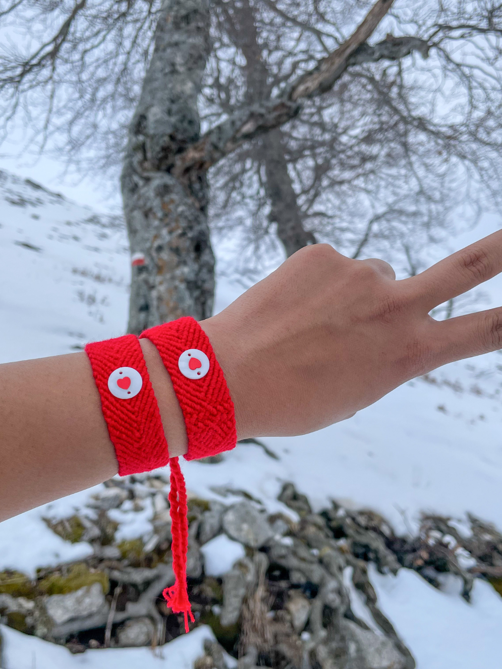 Bracciale Legame Rosso